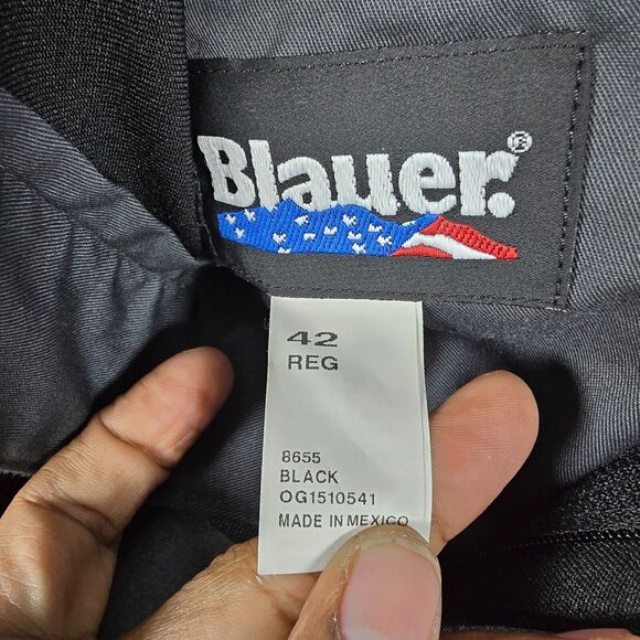 Blauer Men's Black Cargo Tactical Pants Size 42 x 22 - Picture 7 of 13